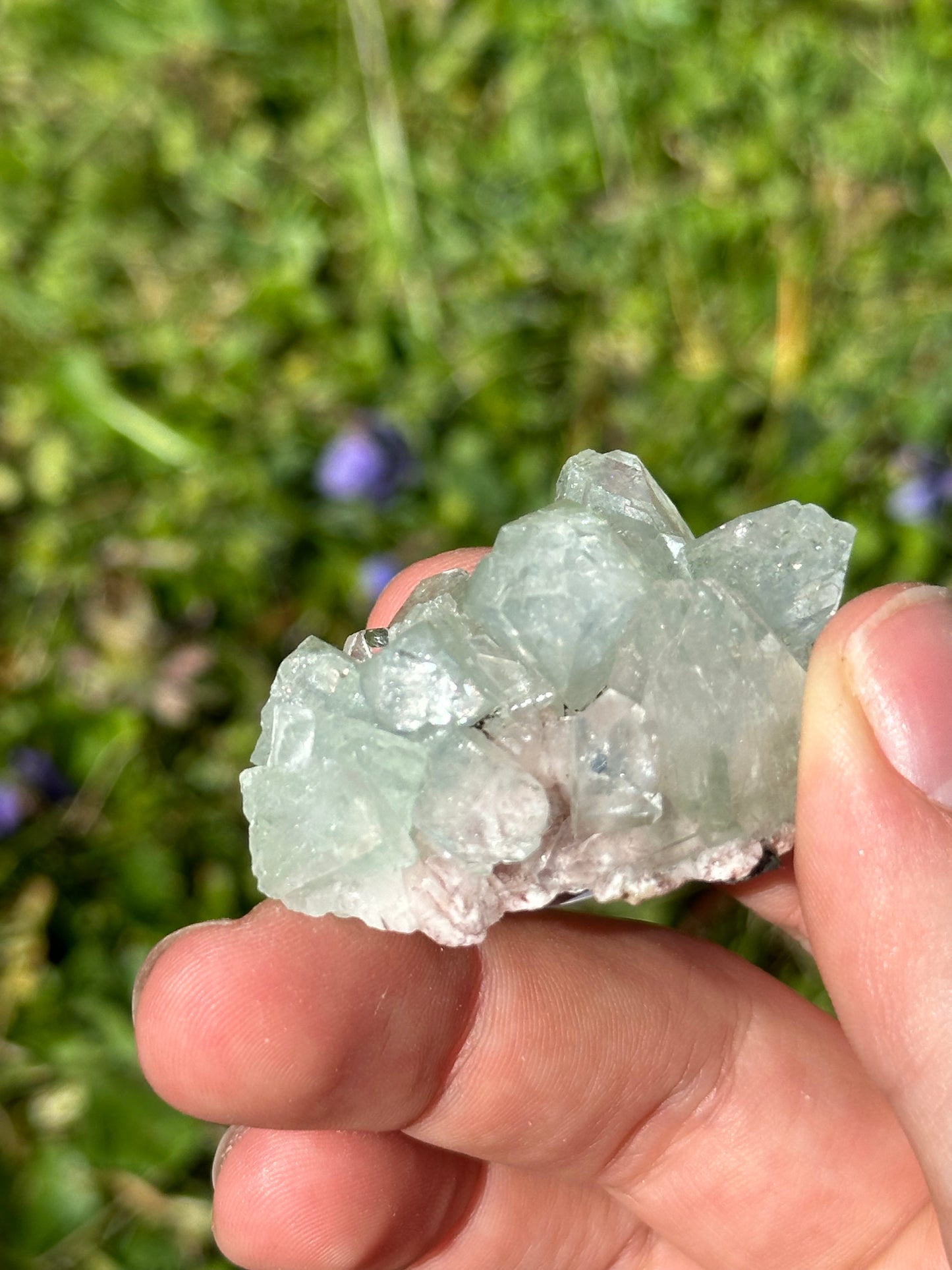 Green apophyllite | India