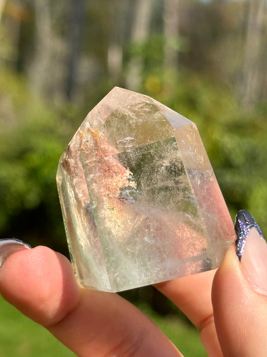 Garden Quartz (Lodalite) Tower