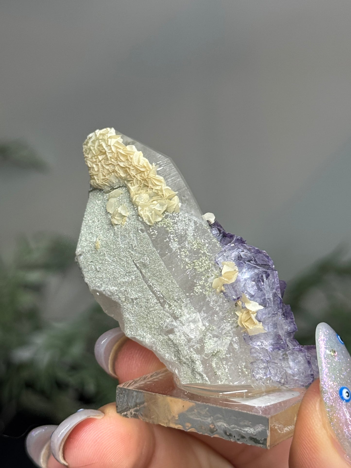 Fluorite, Quartz -China