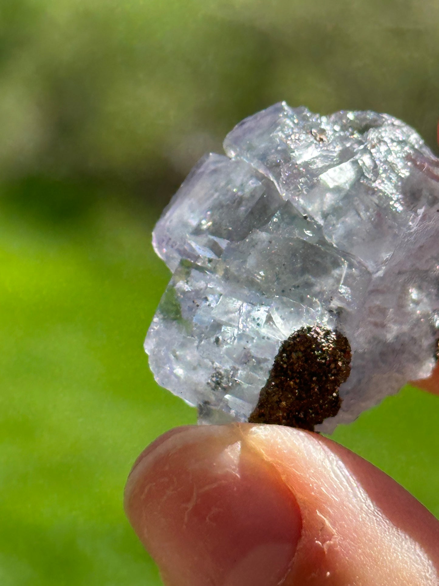 YGX fluorite with pyrite