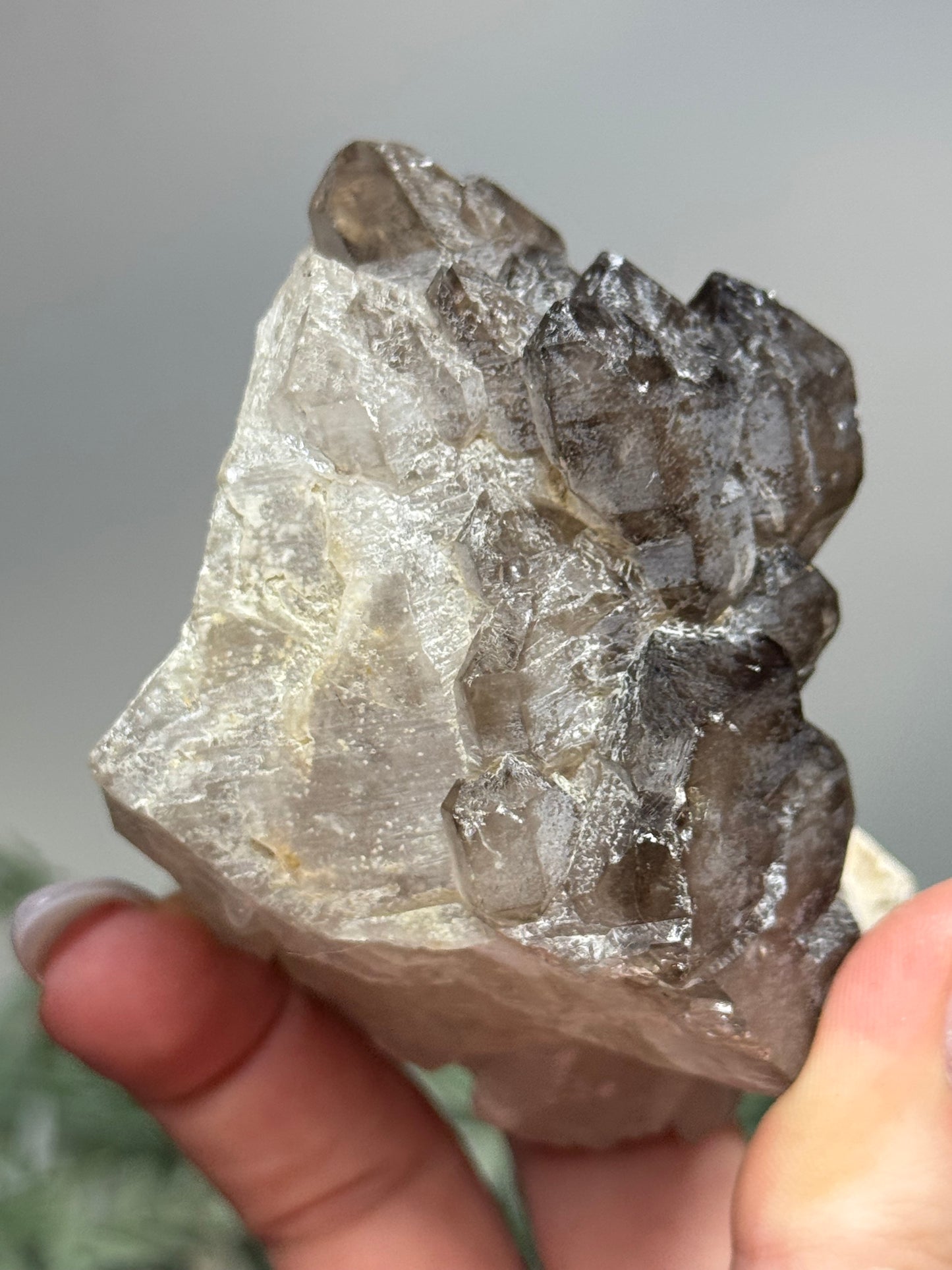Smoky quartz with Felspar- Nambia