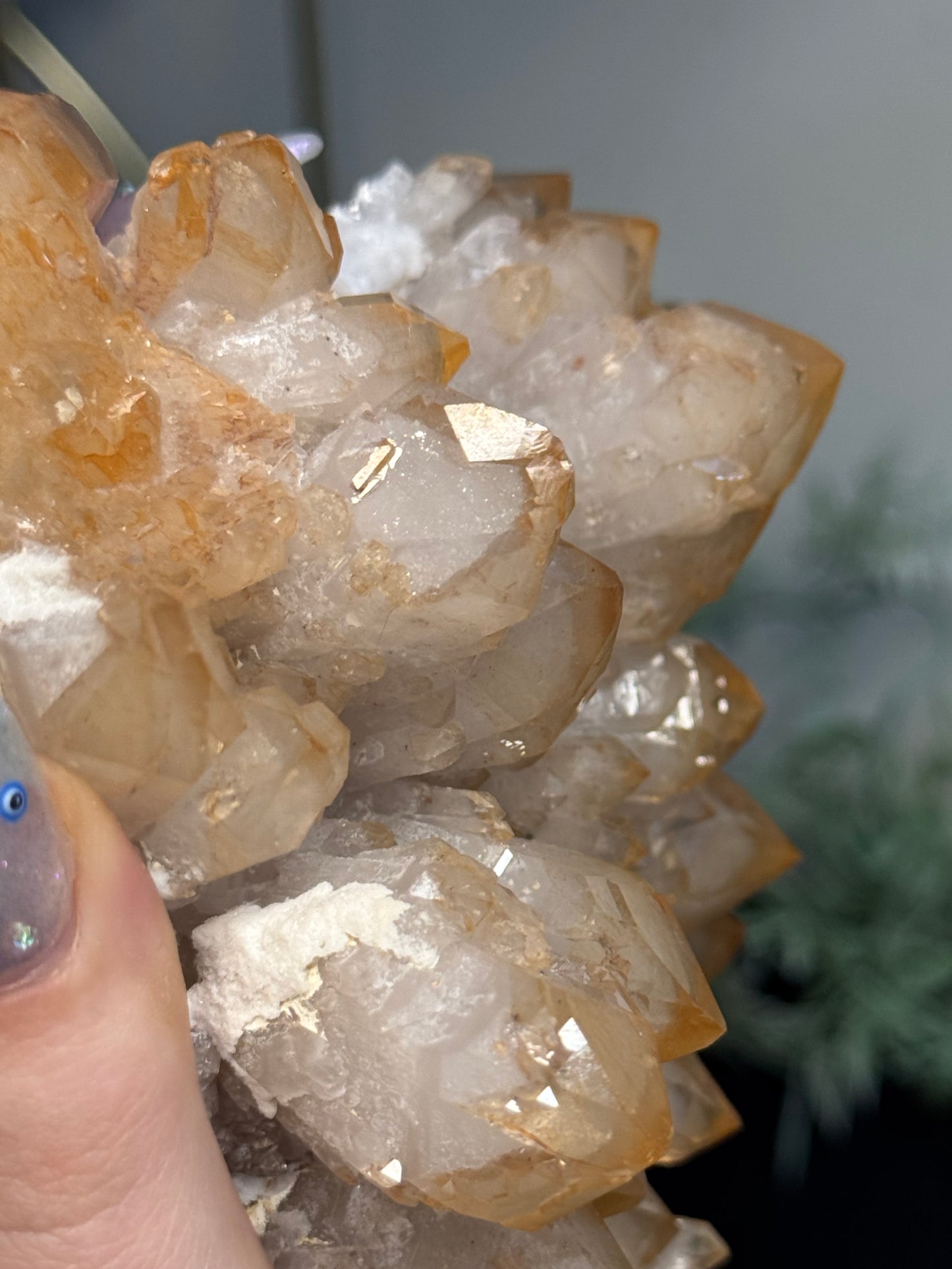 Orange river quartz