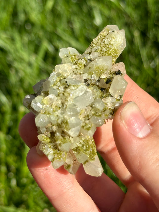 Epidote and Quartz