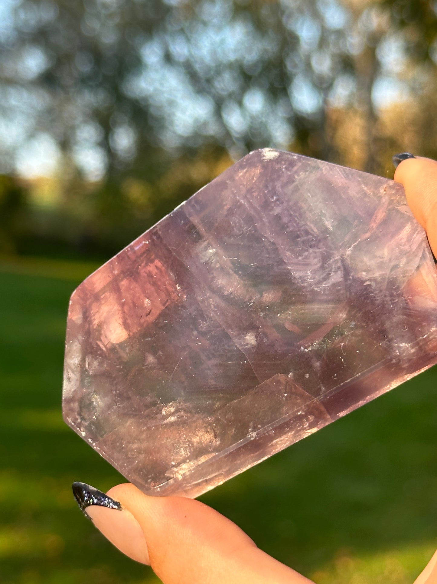 Fluorite slab