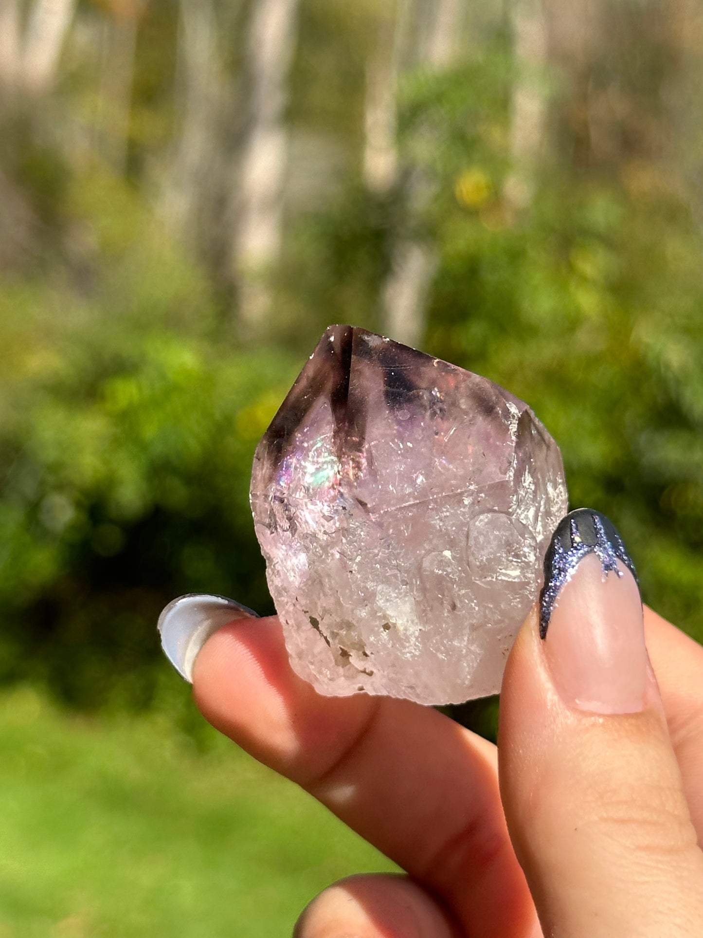 Phantom Amethyst Top Polished Point
