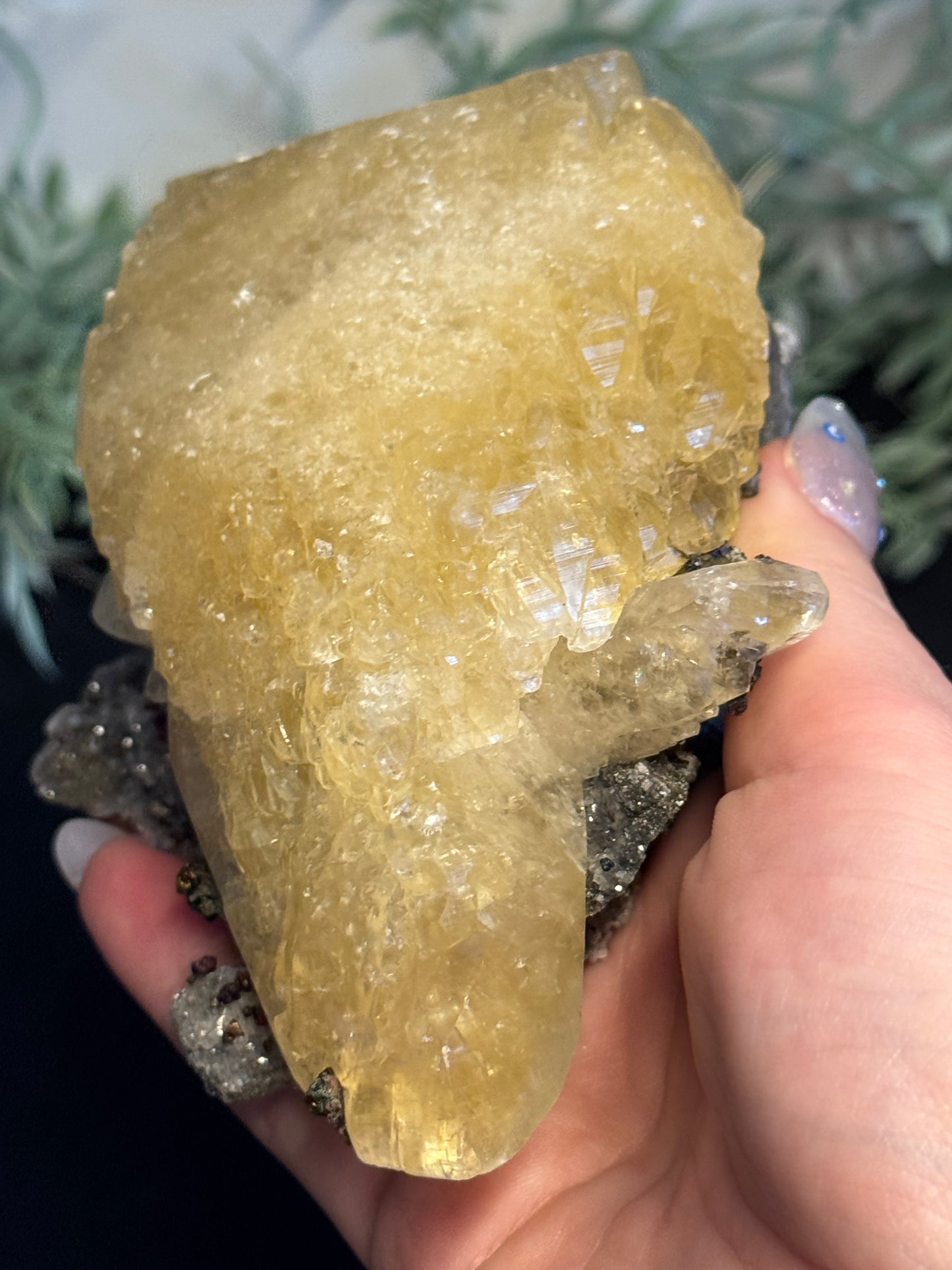 Calcite, Chalcopyrite - Missouri