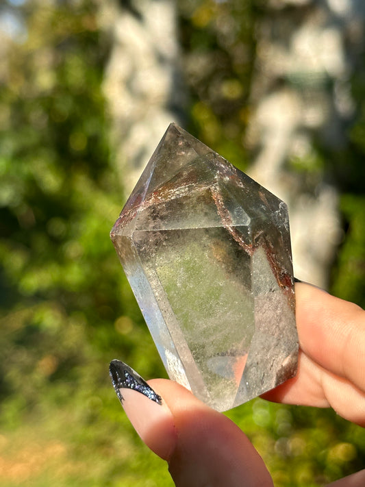 Garden Quartz (Lodalite) Tower