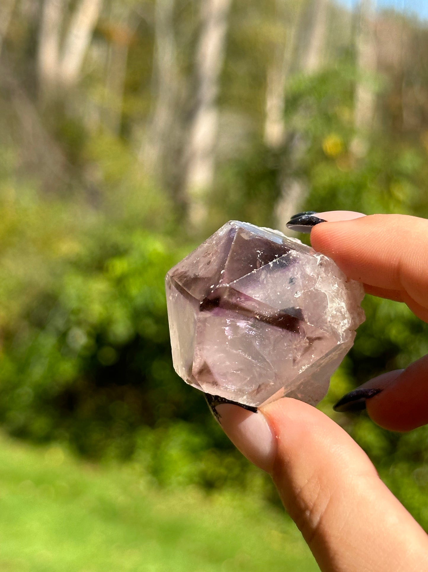 Phantom Amethyst Top Polished Point