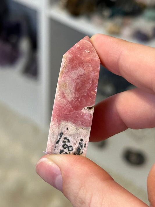 Rhodochrosite mini tower A