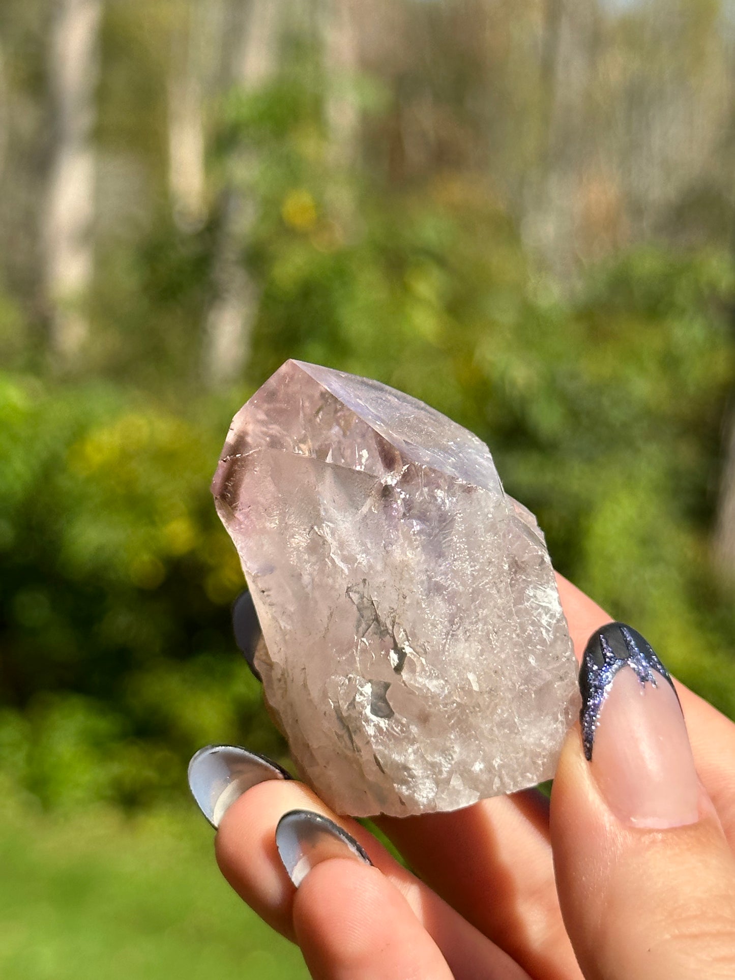 Phantom Amethyst Top Polished Point