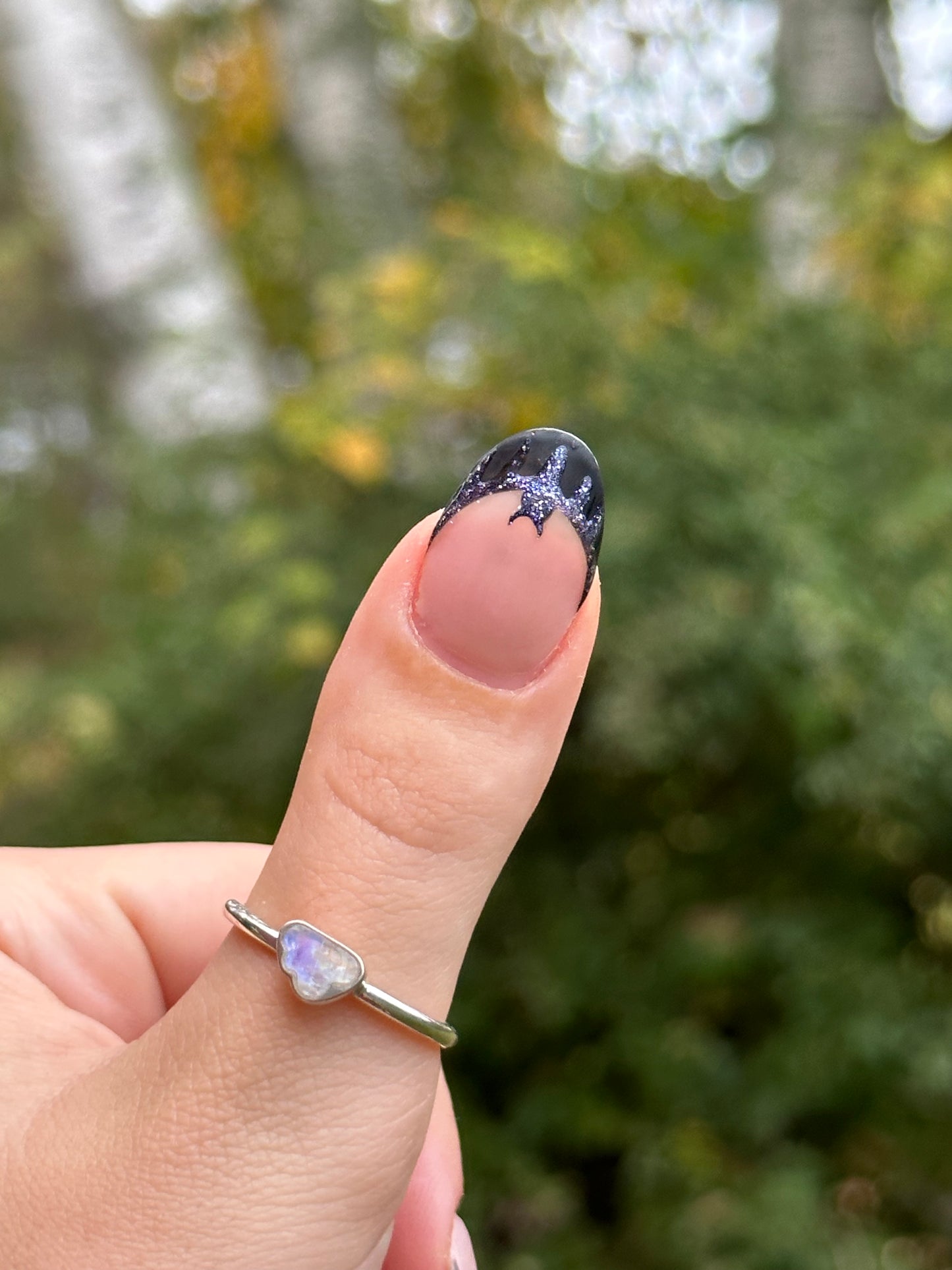 Moonstone Cloud Rings - Sized