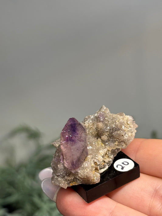 Amethyst with hematite - Africa