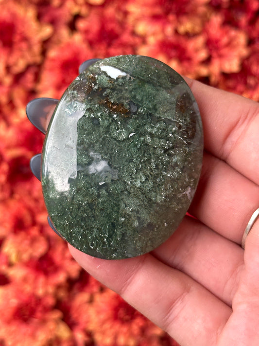 Moss Agate Palmstone