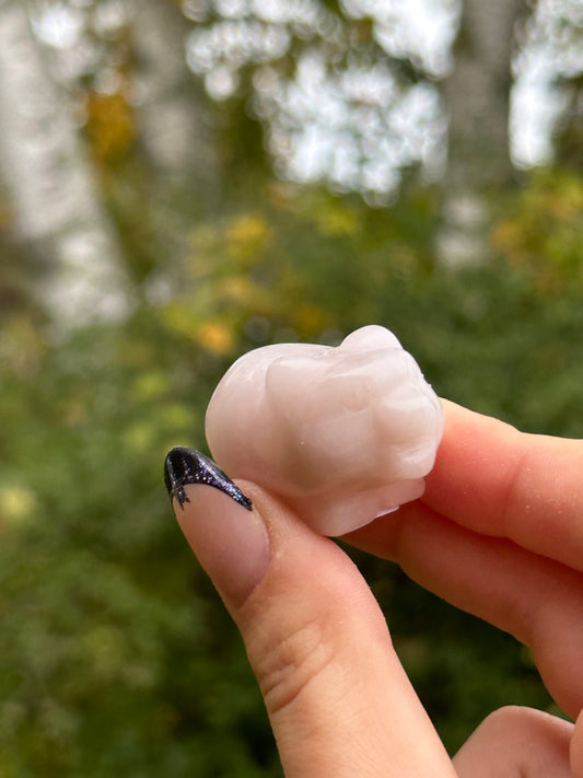 Rose Quartz Mini Pig