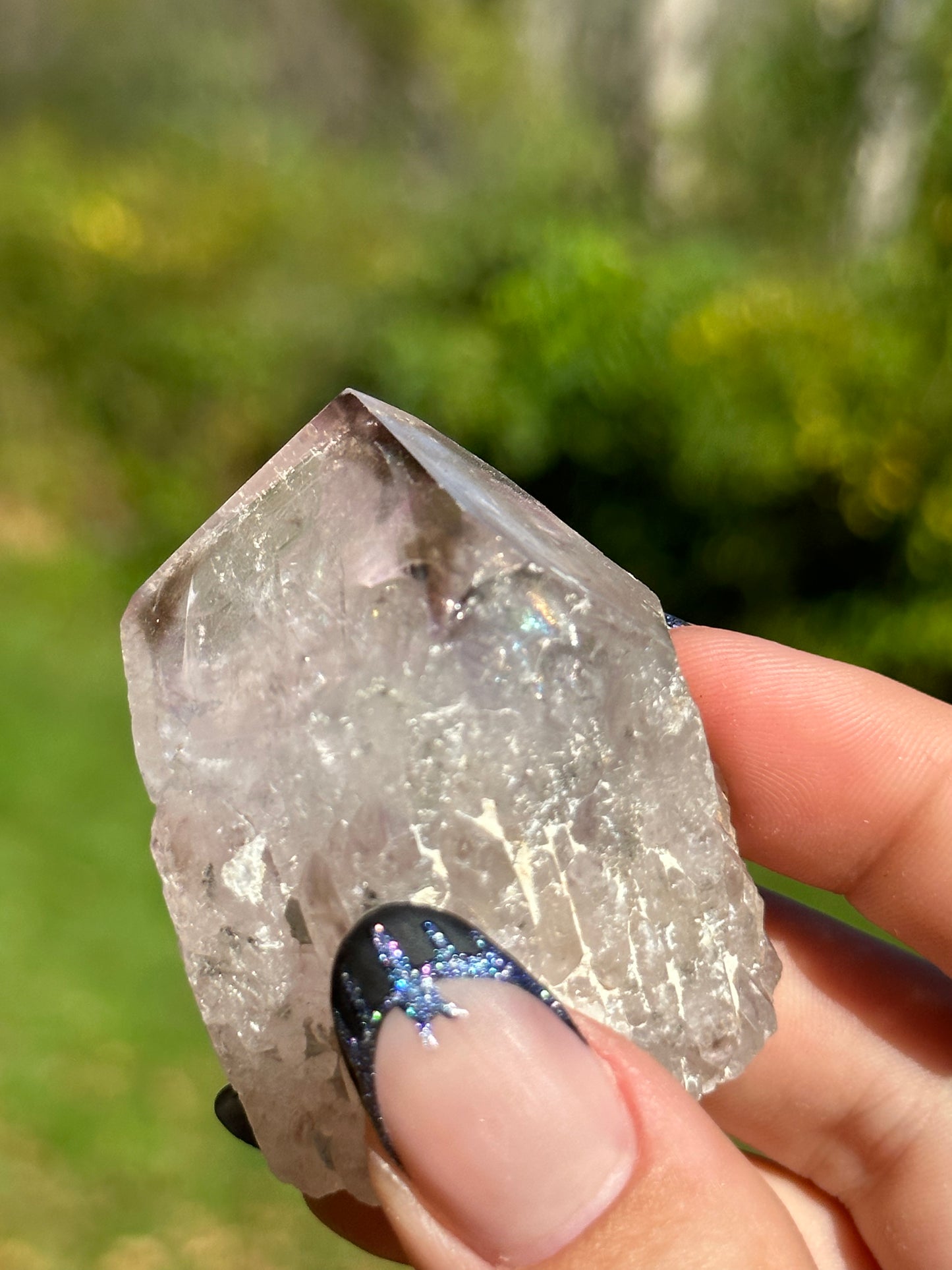 Phantom Amethyst Top Polished Point