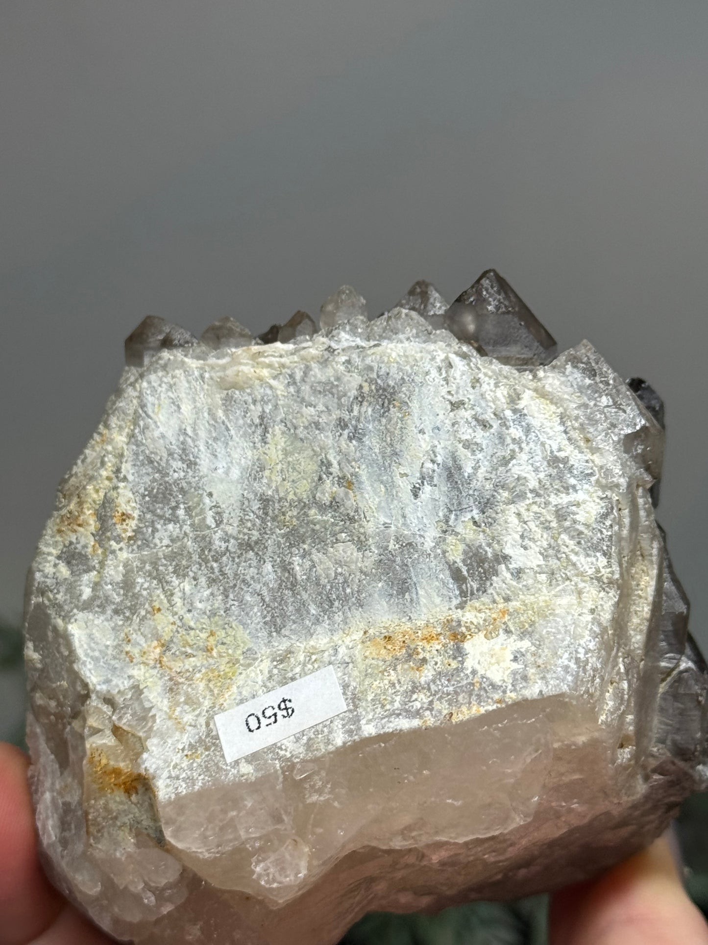 Smoky quartz with Felspar- Nambia