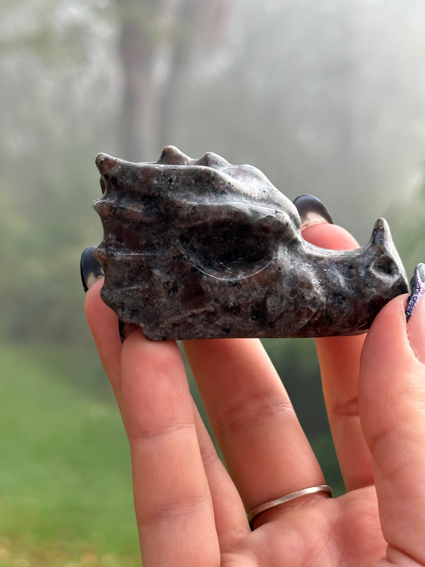 Yooperlite (UV Reactive) Dragon Head