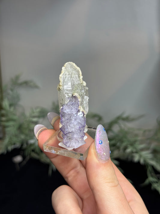 Fluorite, Quartz -China