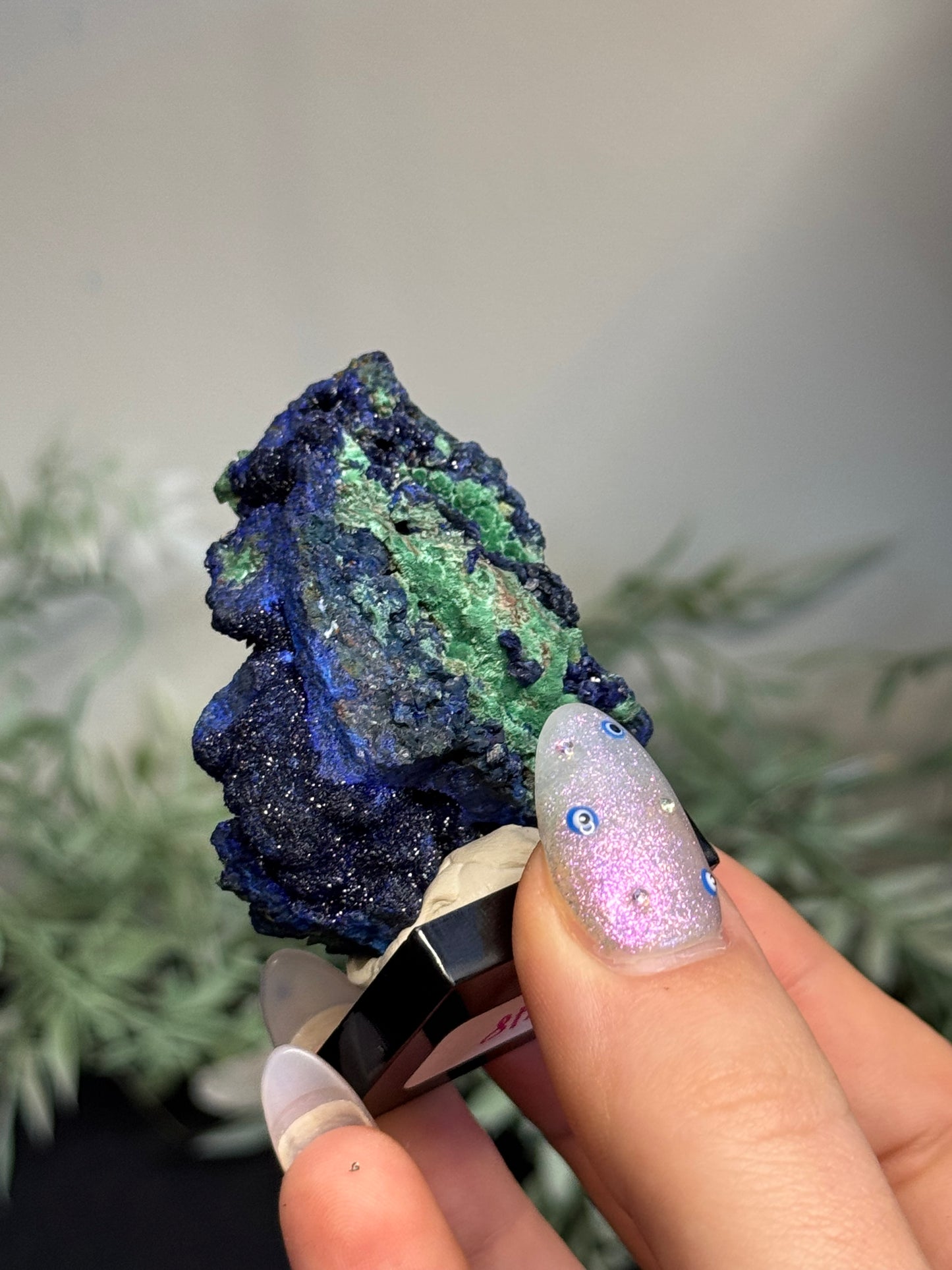 Sparkly azurite, malachite -China