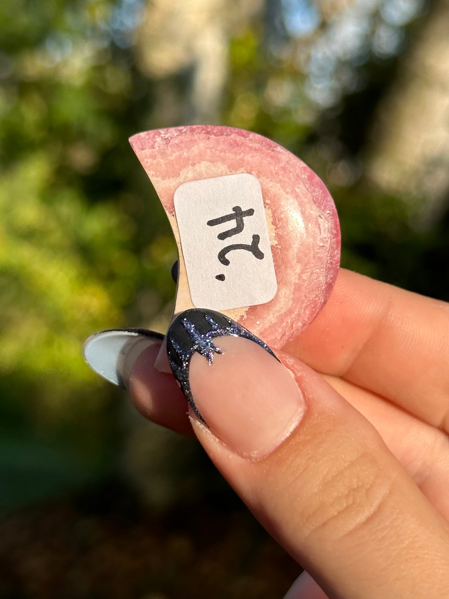Rhodochrosite Moon