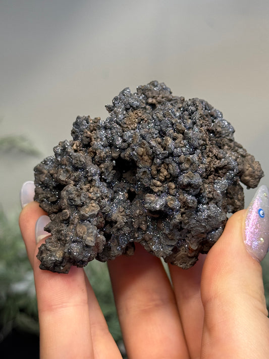 Sparkly Hematite on Goethite- Mexico
