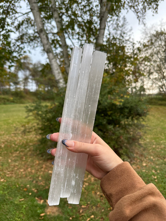 Large Satin Spar Selenite Sticks