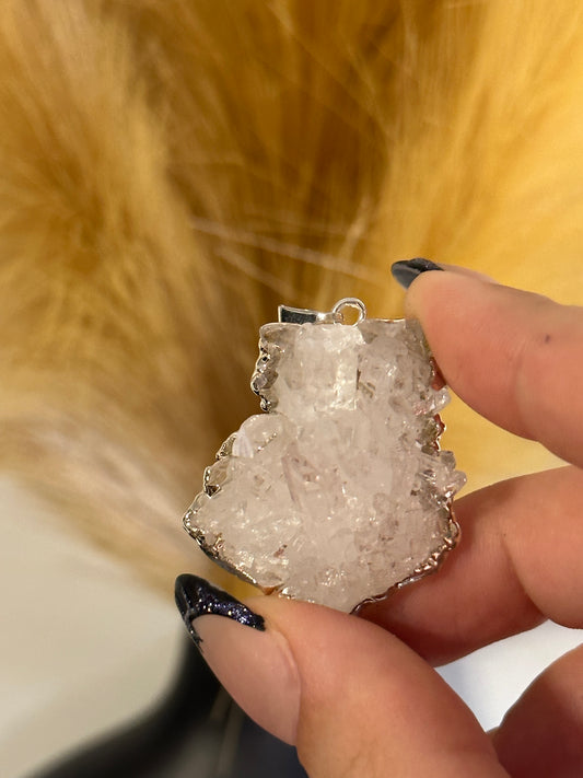 Quartz Cluster Pendant