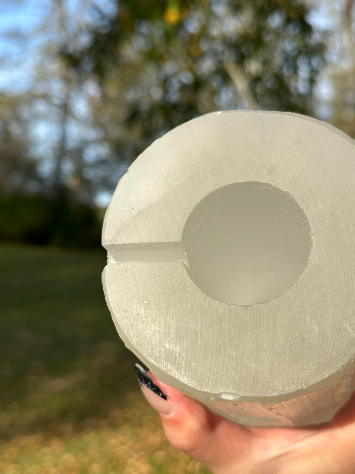 XL Satin Spar Selenite Tower Lamp