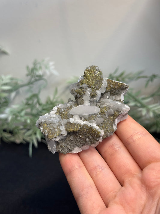 Pyrite, Calcite - China