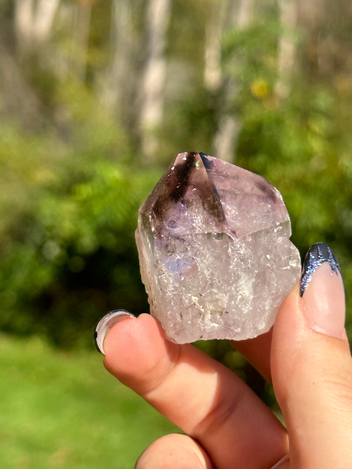 Phantom Amethyst Top Polished Point