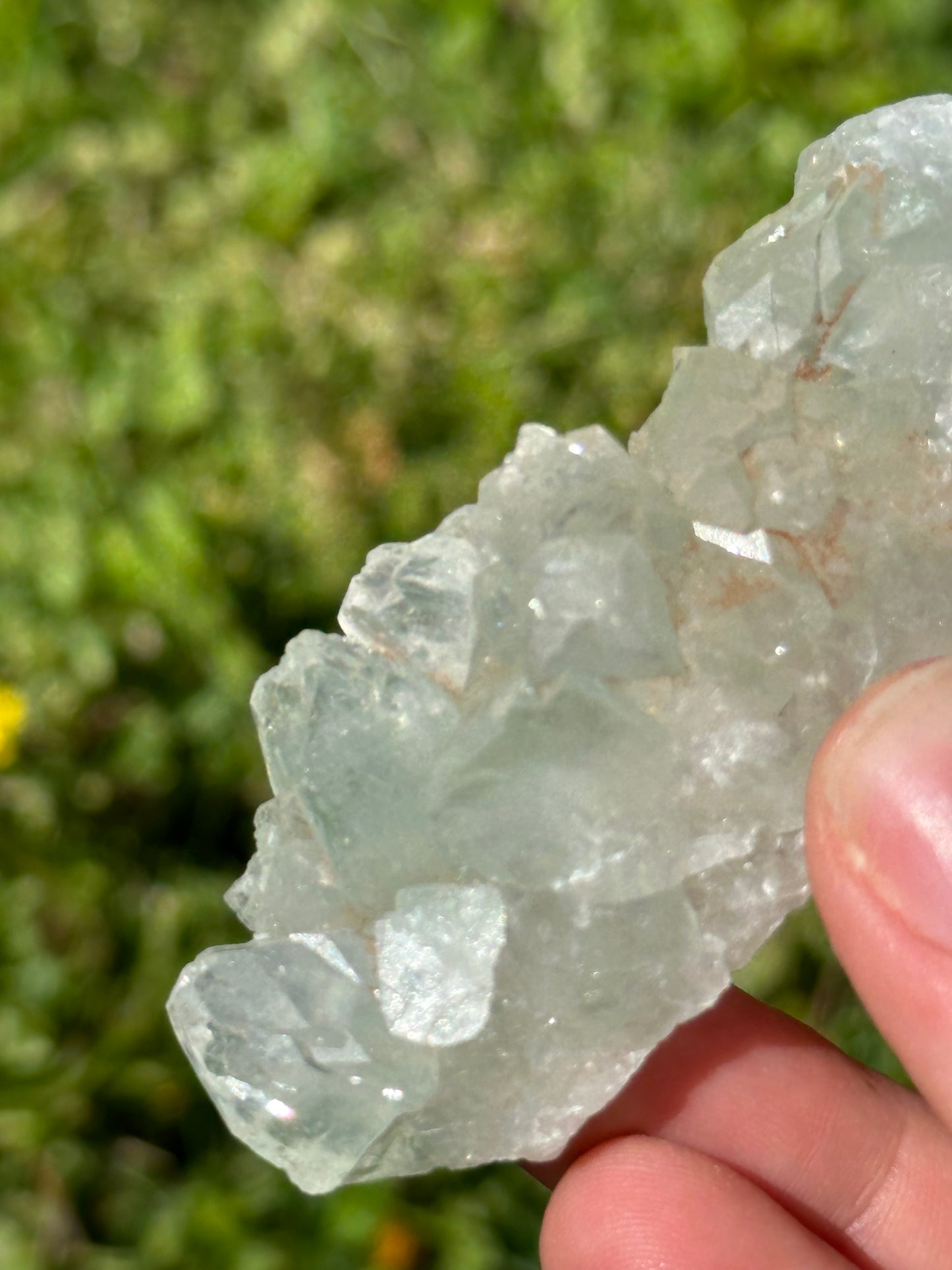 Green apophyllite | India