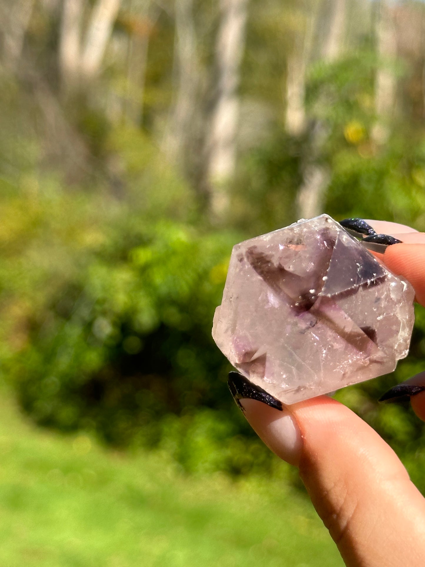 Phantom Amethyst Top Polished Point