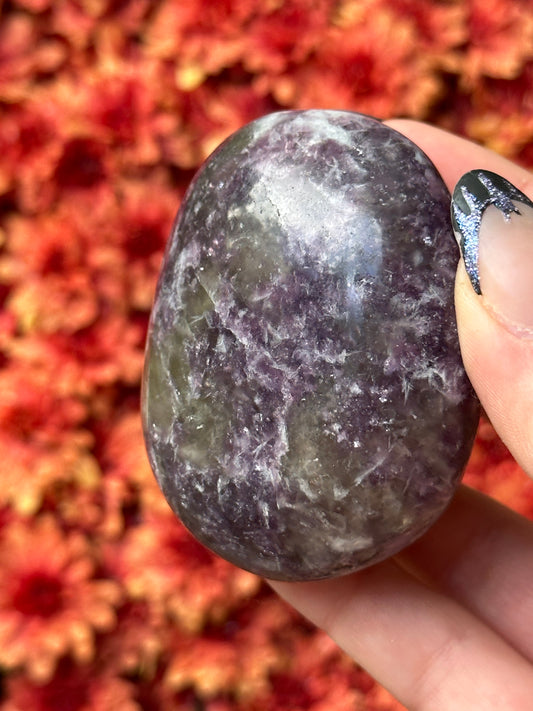 Lepidolite Palmstone