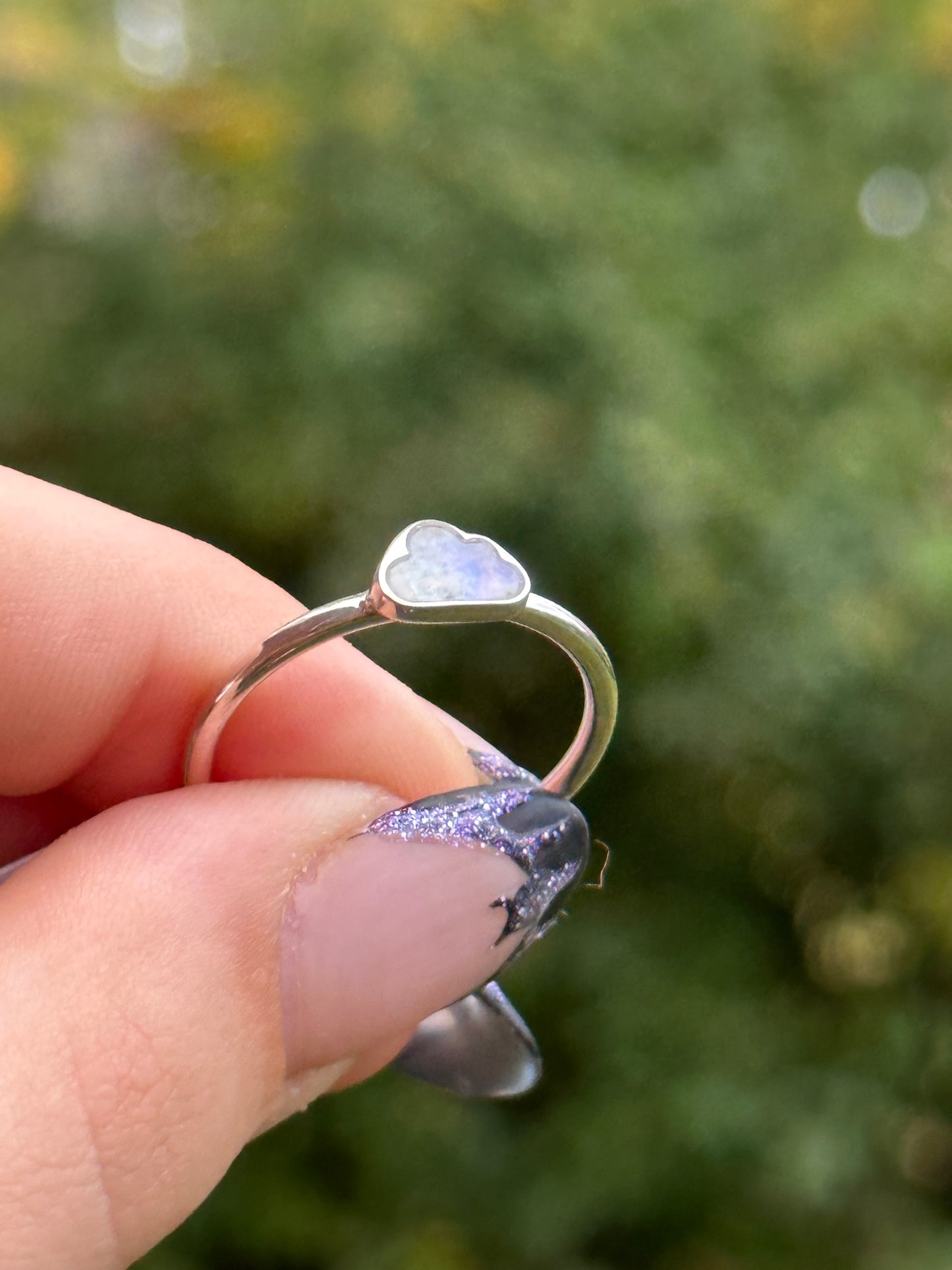 Moonstone Cloud Rings - Sized