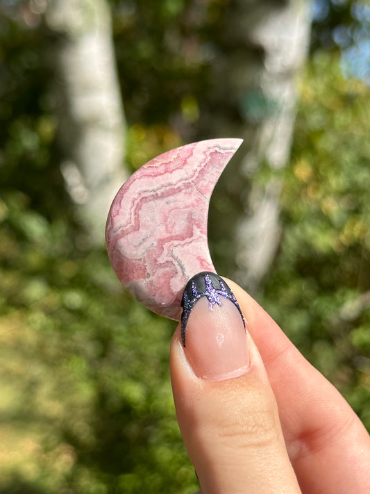Rhodochrosite Moon