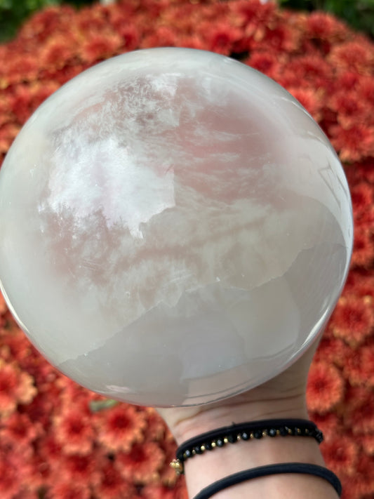 XL Satin Spar Selenite Sphere