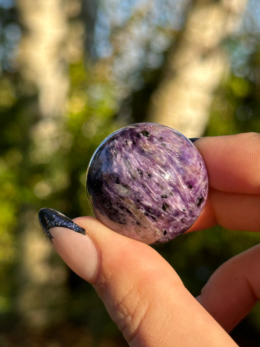 Charoite Sphere