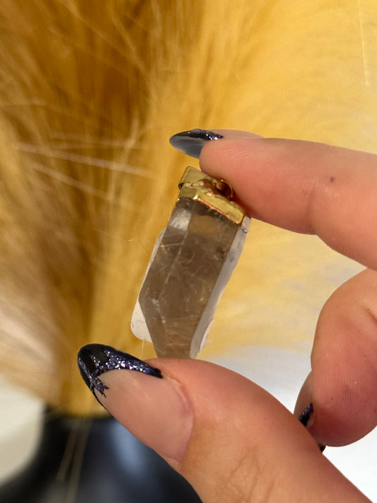 Golden Rutile Point Pendant