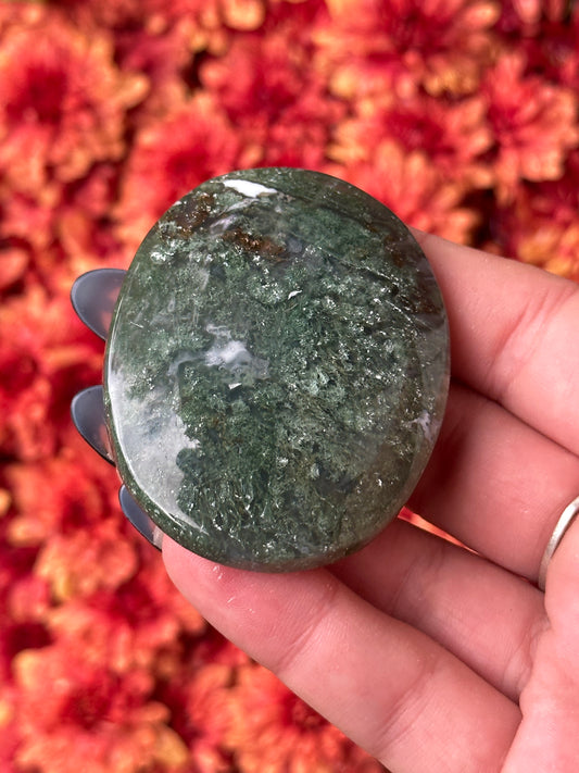 Moss Agate Palmstone