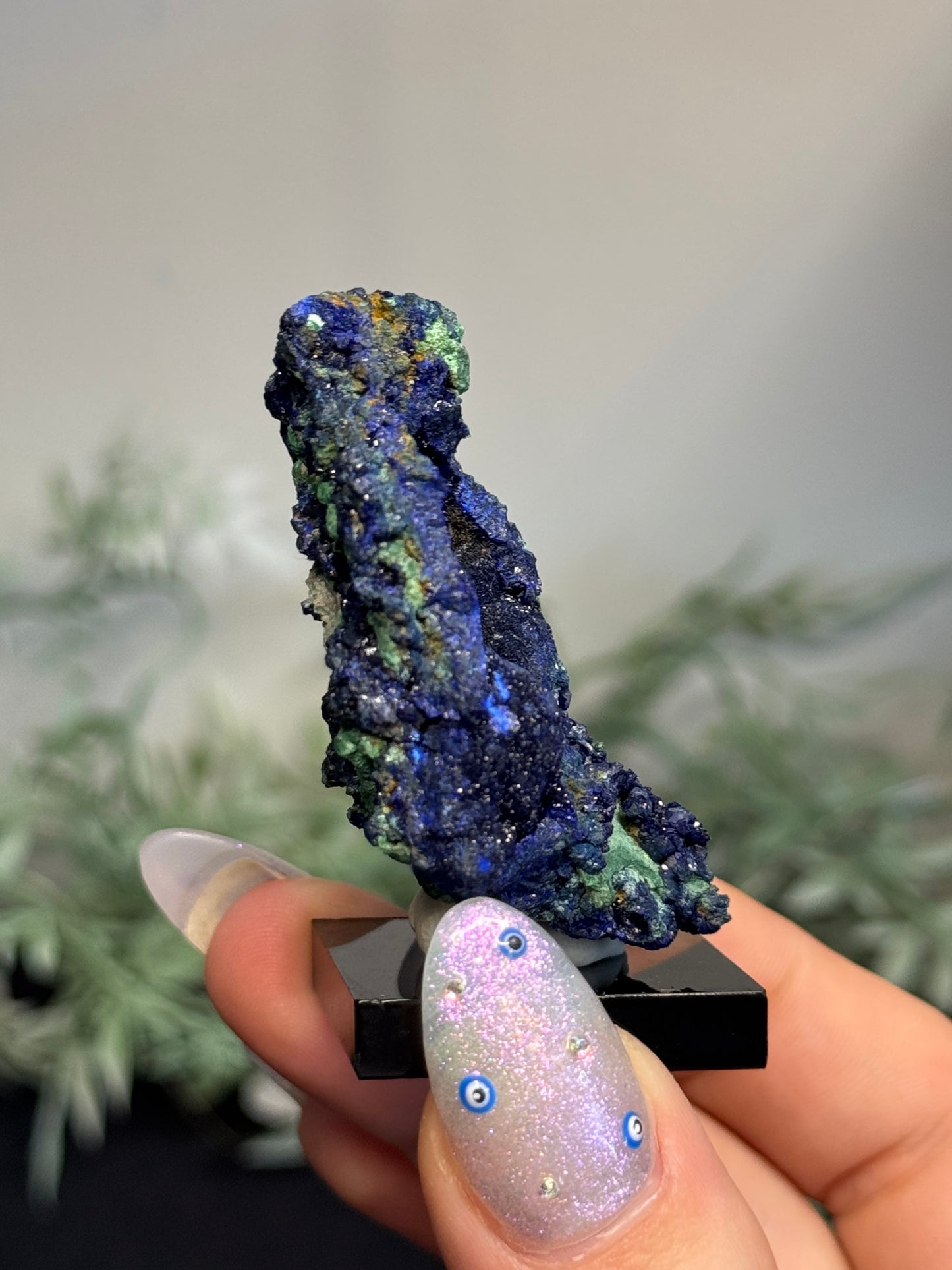 Sparkly azurite, malachite -China