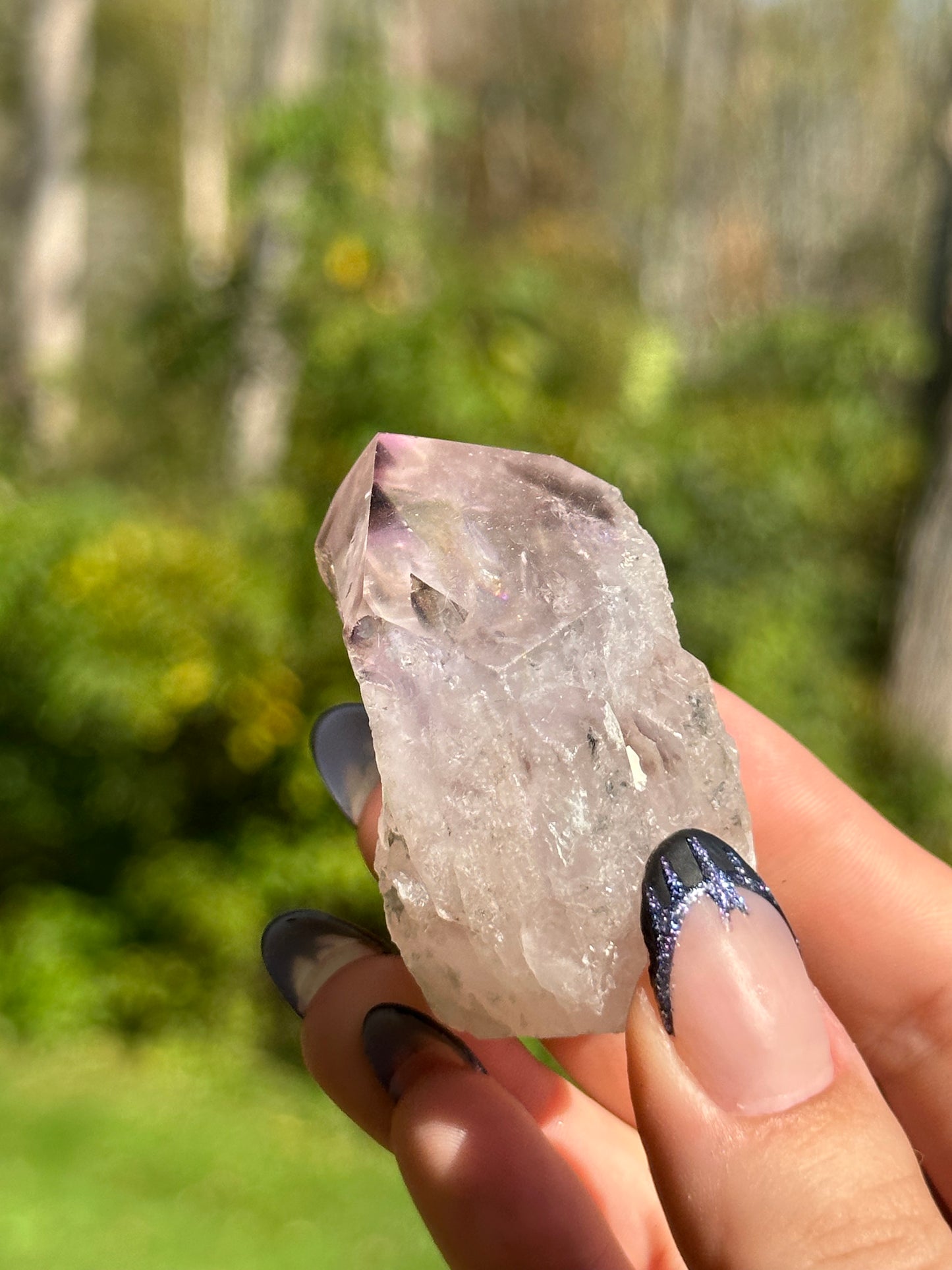 Phantom Amethyst Top Polished Point