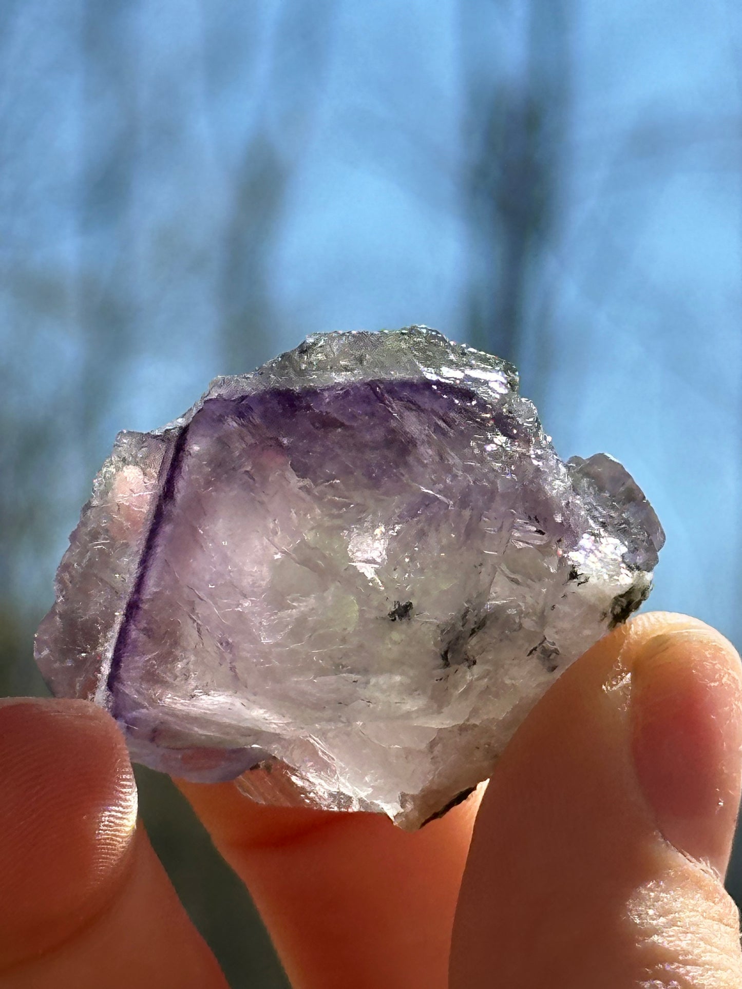 YGX fluorite with quartz