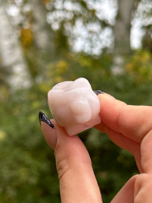 Rose Quartz Mini Pig