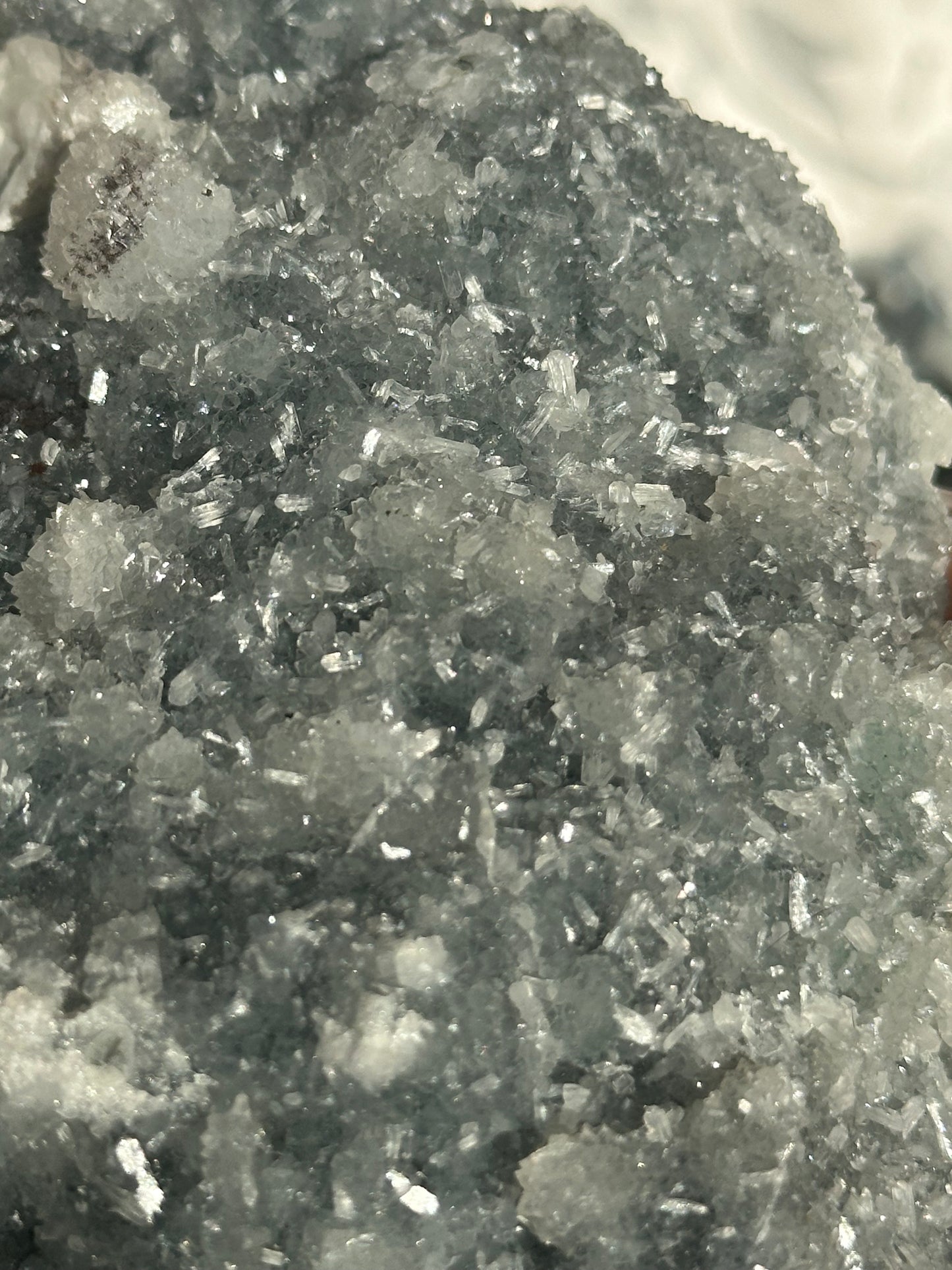 Chalcedony with stilbite from Maharashtra, India