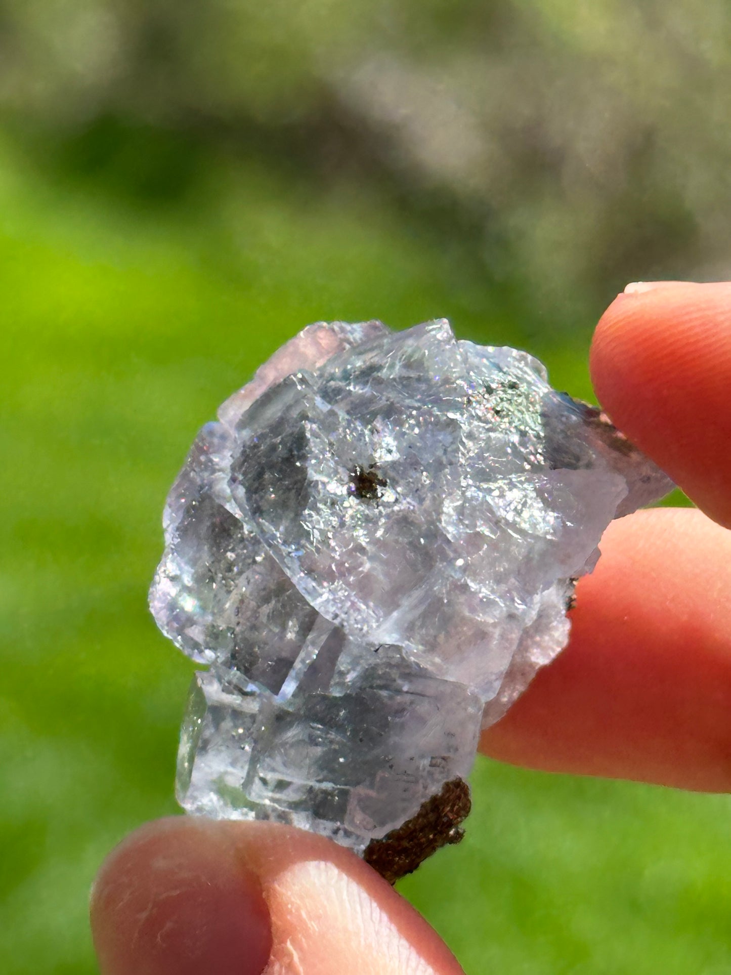 YGX fluorite with pyrite