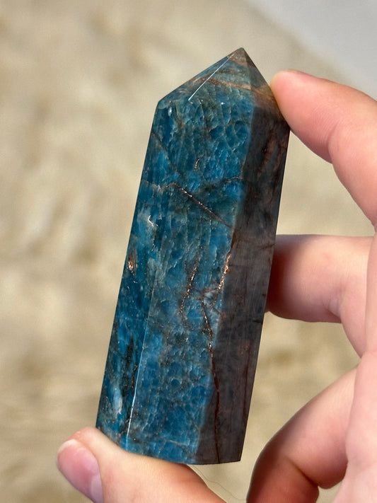Blue apatite tower B