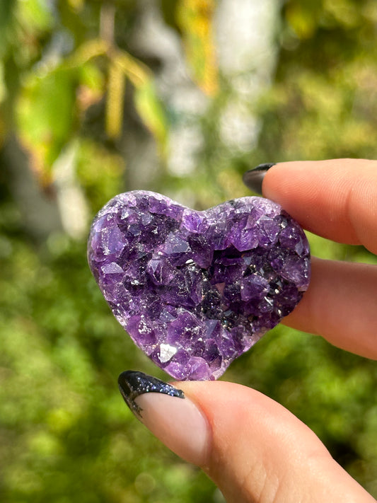 Amethyst Heart