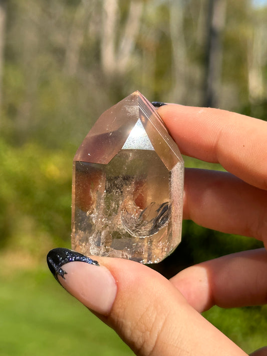 Garden Quartz (Lodalite) Tower