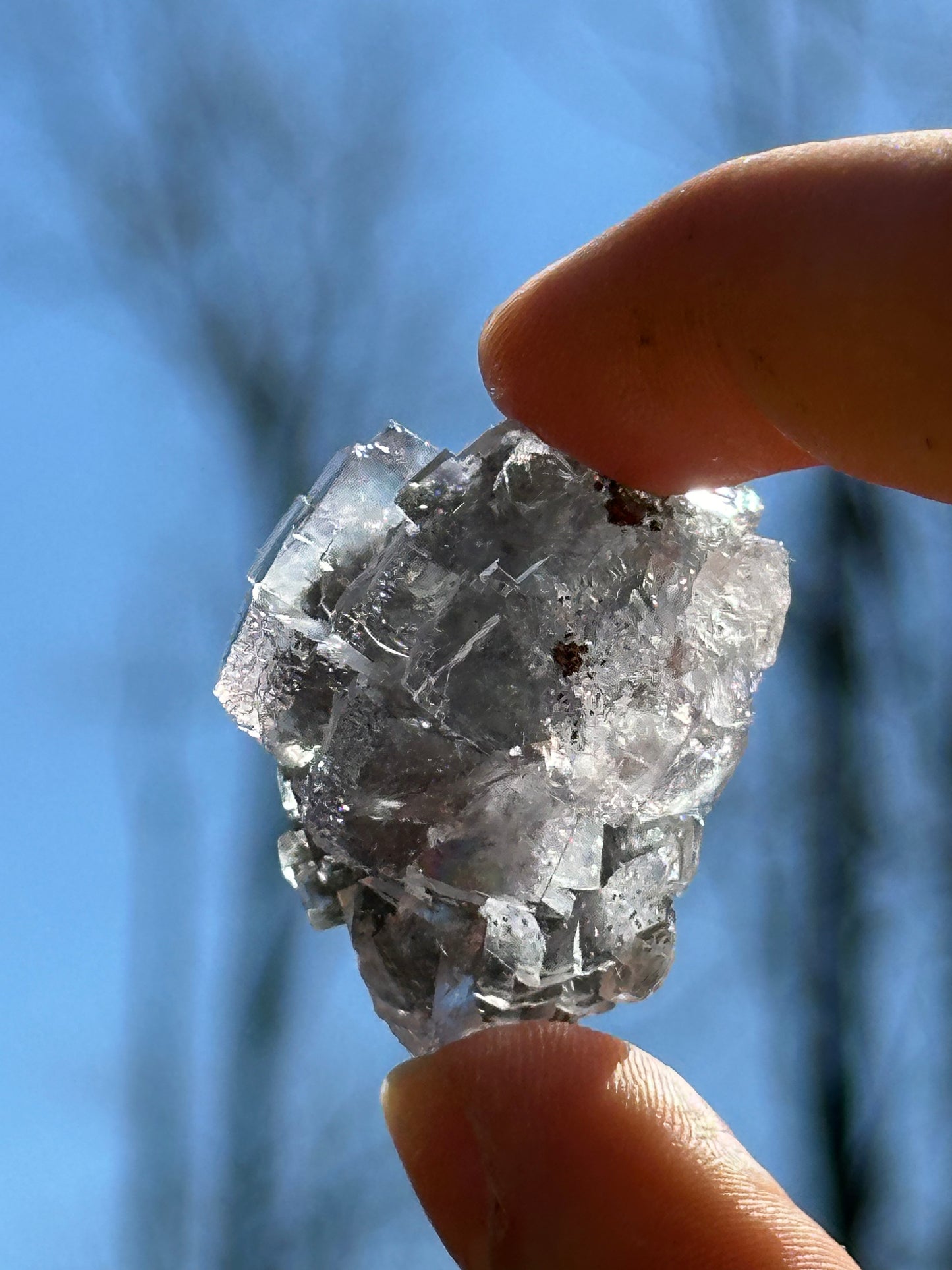 YGX fluorite with pyrite