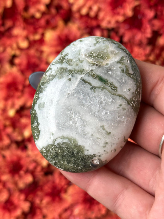 Moss Agate Palmstone